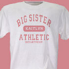 Big Sister Athletic Dept. Personalized Youth T-shirt